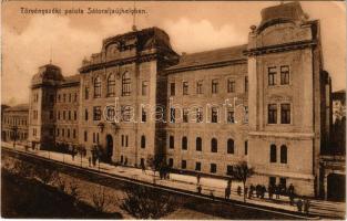 1915 Sátoraljaújhely, Törvényszéki palota. Lövy Adolf kiadása (EK)