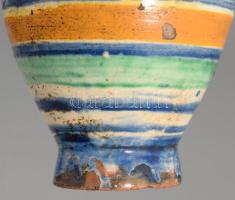 Bokály. Torda, 19. sz. utolsó harmada, sérüléssel, m: 22,5 cm