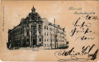 1899 Szabadka, Subotica; M. kir. tanítónőképző intézet. Wilheim Samu kiadása / teachers' training institute (fl)