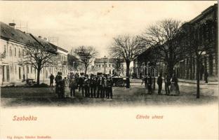 Szabadka, Subotica; Eötvös utca. Vig Zsigmond Sándor kiadása / street view