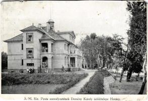 Horány (Szigetmonostor), A Magyar Királyi Posta személyzetének Demény Károly üdülőtelepe, nyaraló, villa. Weinwurm Antal kiadása (b)