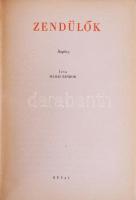 Márai Sándor: Zendülők. Bp., 1945, Révai, 326+(2) p. Kiadói félvászon-kötés, sérült kiadói papír véd...