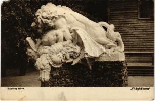 1917 "Világháború" Kapitány műve. József főherceg vezérezredes erdélyi hadikiállítása. Herbst mélynyomása / WWI Austro-Hungarian K.u.K. military exhibition (EM)