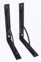 Polctartó pár, vas, 25x18 cm