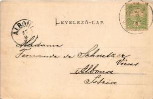 1903 Székesfehérvár, Vörösmarty szobor. Eisler Adolf kiadása (EK)