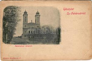 Székesfehérvár, Felsővárosi templom. Kaufmann F. kiadása (b)