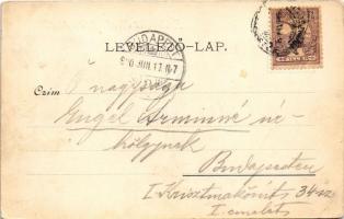 1900 Székesfehérvár, Városháza tér, üzlet. Klökner Péter kiadása (EK)