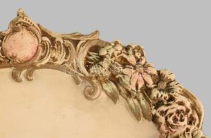 Josef Strnact 2 darab plasztikus vármintás dísztányér. Jelzett, kis kopással, d: 32 cm