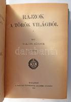 Takáts Sándor 5 kötete: A magyar múlt tarlójáról. [Bp., 1926], Genius. Átkötött egészvászon-kötésben...