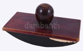 Antik fa tapper, h: 16 cm