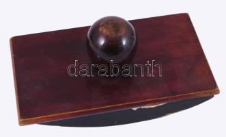 Antik fa tapper, h: 16 cm