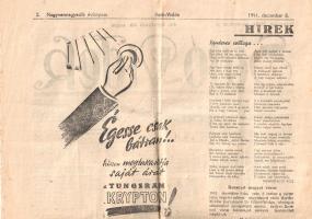 [Folyóirat] Sajó-Vidék. Független politikai, társadalmi, gazdasági és irodalmi hetilap. Felelő szerk...