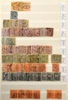 Krajcáros és Turul sok példányos rendező, benne összefüggések, változatok, szép bélyegzések is, 2 db...