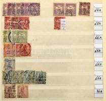 Krajcáros és Turul sok példányos rendező, benne összefüggések, változatok, szép bélyegzések is, 2 db...