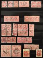 Krajcáros és Turul sok példányos rendező, benne összefüggések, változatok, szép bélyegzések is, 2 db...