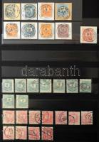 Krajcáros és Turul sok példányos rendező, benne összefüggések, változatok, szép bélyegzések is, 2 db...