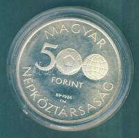 1986. 500Ft Ag "Mexikói Labdarúgó VB-játékosok" T:PP