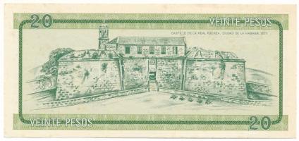 Kuba DN (1985.) 20P "B" deviza tanúsítvány T:AU hajtatlan, foltos
Cuba ND (1985.) 20 Peso...