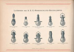 [Képes árukatalógus] Az 1883-ban alapított berlini Allgemeine Elektricitäts-Gesellschaft épületvilla...