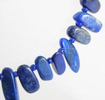 Lapis lazuli nyaklánc, h: 38 cm