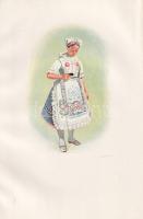 Palotay Gertrúd: 
Magyar népviseletek. Rajzolta Konecsni György.
(Budapest, 1939). Officina Nyomda...