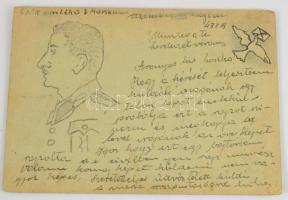 Keleti réz levélnyitó, h: 12,5 cm