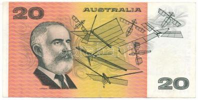 Ausztrália DN (1984-1989) 20$ T:F
Australia ND (1984-1989) 20 Dollars C:F
Krause P#46