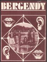 Bergendy István aláírása a Bergendyt ábrázoló lapon + plakát, hajtott, 38×28 cm