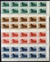 1945 előtti magyar tétel sok Krajcáros és Turul bélyeggel, összefüggésekkel, szép bélyegzésekkel, po...