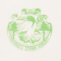 Hollóháza Stúdió Sas szobor. Jelzett, kézzel festett, hibátlan, m: 34 cm