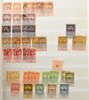 Magyar sok példányos tétel a Krajcárosoktól az 1920-as évek közepéig, benne vízjel- és fogazatváltoz...