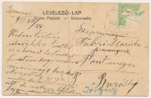 1913 Dragomérfalva, Dragomir, Dragomiresti; Nyák Gábor kereskedése, görögkatolikus templom, Fő utca,...