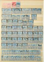 Régi magyar tétel sok Krajcáros és Turul bélyeggel, többletpéldányokkal, összefüggésekkel, 24 lapos,...