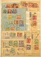 Régi magyar tétel sok Krajcáros és Turul bélyeggel, többletpéldányokkal, összefüggésekkel, 24 lapos,...