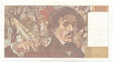 Franciaország 1987. 100Fr T:F szép papír, tűzőgéplyukak France 1987. 100 Francs C:F fine paper, staplerholes Krause P#154c