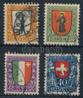 1923 Pro Juventute sor Mi 185-188 (Mi EUR 70.-)