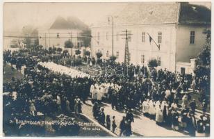 1928 Szatmárnémeti, Satu Mare; Dr. Boromissza Tibor püspök temetése. Foto Kósa / bishop's funeral. photo