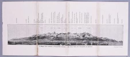 Szontagh Miklós: Tátrakalauz. Útmutató a Magas Tátrába s a Tátravidéki fürdőkbe. Bp., é. n., Singer ...