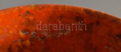 Pesthidegkúti váza és tál, hibátlan, m: 30,5 cm, d: 14 cm