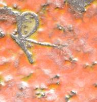 Pesthidegkúti váza és tál, hibátlan, m: 30,5 cm, d: 14 cm