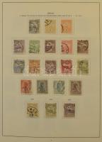 1871-1968 Tartalmas magyar gyűjtemény sorokkal, blokkokkal , nagyon sok jó kiadással előnyomott albu...