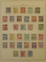 1871-1968 Tartalmas magyar gyűjtemény sorokkal, blokkokkal , nagyon sok jó kiadással előnyomott albu...