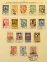 1871-1968 Tartalmas magyar gyűjtemény sorokkal, blokkokkal , nagyon sok jó kiadással előnyomott albu...