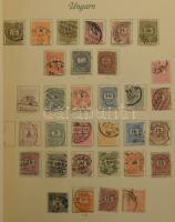1871-1968 Tartalmas magyar gyűjtemény sorokkal, blokkokkal , nagyon sok jó kiadással előnyomott albu...