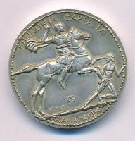 Kiss Sándor (1925-1999) 1985. "DIVI PATER PATRIAE CAESAR AVGVSTVS / PANNONIA CAPTA IX - SAVARIA MCMLXXXV" jelzett Ag emlékérem (19,77g/0.835/29mm) T:AU patina