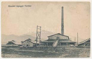 Petrilla, Petrila; Kincstári téglagyár, iparvasút. Zavetz József kiadása. Atilla fényképvállalat / brick factory, brickyard, industrial railway (EB)