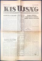 [Folyóirat, 1956.] Kis Ujság. A Független Kisgazda, Földmunkás és Polgári Párt politikai napilapja. ...