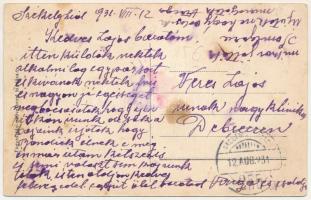 1931 Ip, Ipp (Szilágy, Jud. Salaj); Faragó István kastélya. Fogyasztási szövetkezet kiadása / castle...