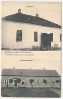 1913 Bégaszentmihály, Románszentmihály, Sanmihaiu Roman; posta és községháza / Gemeindehaus und Postamt / town hall and post office (EK)