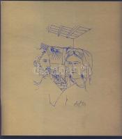 Amerigo Tot (1909-1985): Szentek és apostolok 6 db szignált nyomatot tartalmazó mappa